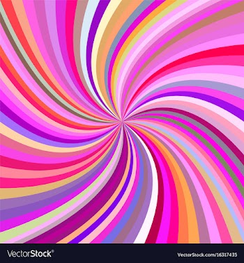 Multicolored abstract swirl background vector image