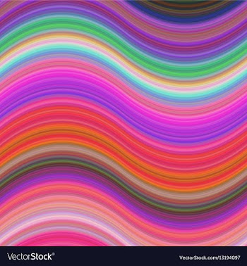 Multicolored abstract wave background design vector image