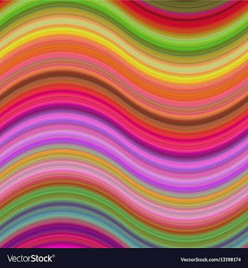 Multicolored abstract wave background design vector image