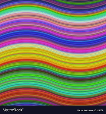 Multicolored abstract wave background vector image