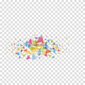 Multicolored background with text overlay, Paper Euclidean Abstract art, background,Poster Background,Pattern,Triangle pattern transparent background PNG clipart