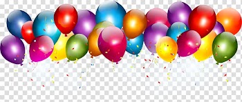 Multicolored balloon illustration, Balloon Banner , Colorful balloon transparent background PNG clipart