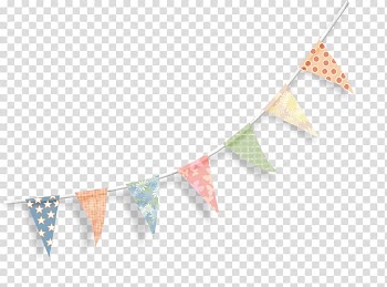 Multicolored buntings, Triangle Ribbon Trigonometry , Ribbons floating triangle transparent background PNG clipart