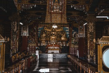 Multicolored Church Interior
