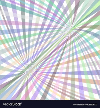 Multicolored curved ray background - graphic from vector image
