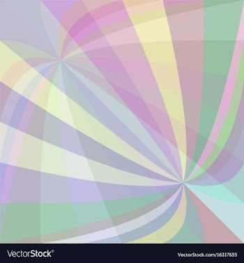 Multicolored curved ray burst background - from vector image