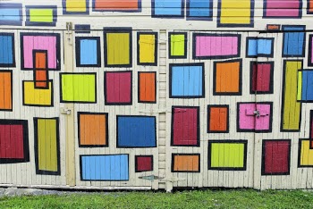 Multicolored Door