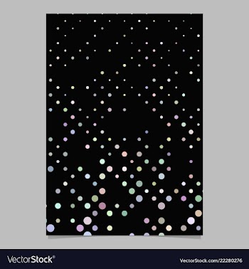 Multicolored dot pattern brochure background vector image