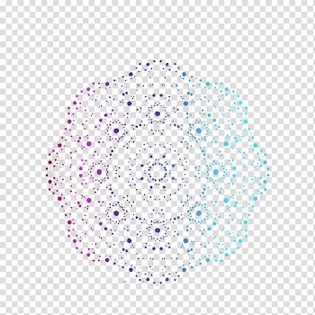 Multicolored dotted , Circle Geometry Geometric shape Pattern, Abstract geometric pattern transparent background PNG clipart