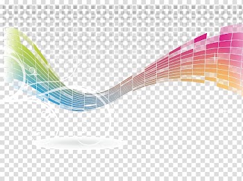 Multicolored equalizer band illustration, Abstraction Technology, Science and Technology abstract background transparent background PNG clipart