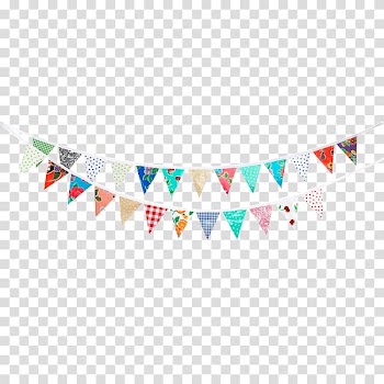 Multicolored fiesta decor illustration, Paper Bunting Child Party Papel picado, bunting banner transparent background PNG clipart