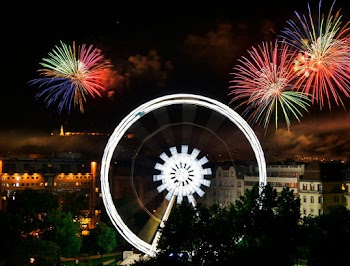 Multicolored Fireworks