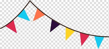 Multicolored flaglets illustration, Bunting Banner Pennon Flag , Bunting Flag transparent background PNG clipart