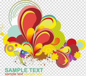 Multicolored floral art, Illustration, Colorful transparent background PNG clipart