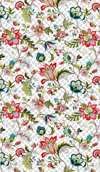 Multicolored floral art, Textile P Kaufmann Contract Linen Drapery Upholstery, Hand painted flowers background decoration transparent background PNG clipart