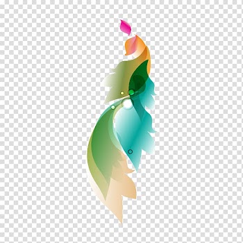 Multicolored floral illustration, Fenghuang County Watercolor painting , Watercolor Phoenix transparent background PNG clipart
