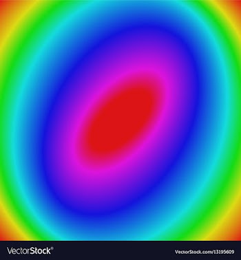Multicolored gradient elliptical background vector image