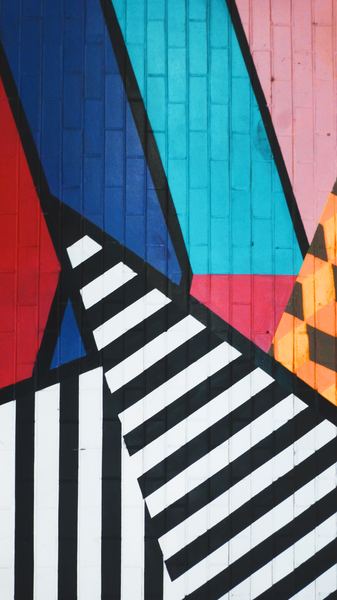 multicolored graffiti