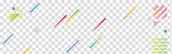 Multicolored graphic art, Abstract geometry triangle lines transparent background PNG clipart