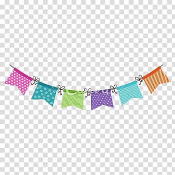 Multicolored hanging decor , Party Birthday Garland Christmas, garland transparent background PNG clipart