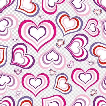 Multicolored hearts illustration, , Hearts background shading transparent background PNG clipart