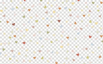 Multicolored hearts , Textile Line Point Pattern, Heart-shaped shading transparent background PNG clipart