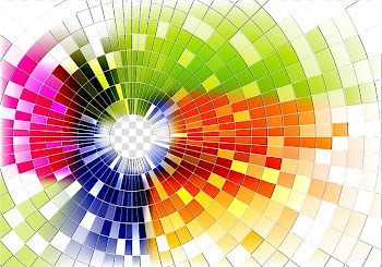 Multicolored hole abstract , Light Color , Colorful squares transparent background PNG clipart