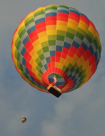 Multicolored Hot Air Balloon