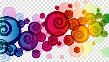 Multicolored illustration, Adobe Illustrator , Colorful abstract color pattern transparent background PNG clipart