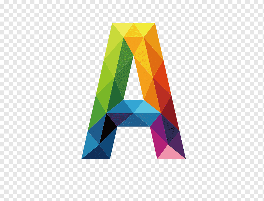 multicolored letter A illustration, Letter, Colorful letters A, angle, color Splash, png Graphics png