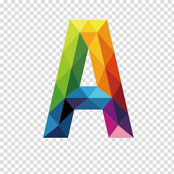 Multicolored letter A illustration, Letter, Colorful letters A transparent background PNG clipart