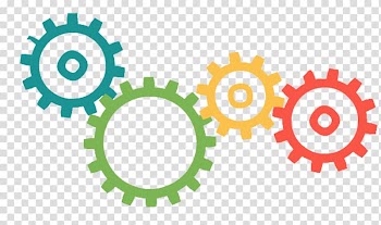 Multicolored machine part , Company Industry Service Management Nearfield Systems Inc., Color gears transparent background PNG clipart