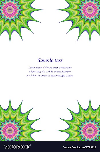 Multicolored page corner design template vector image