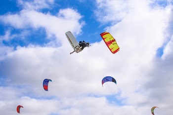 Multicolored Paragliding