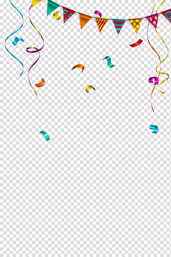 Multicolored party decors illustration, Ribbon, Colored ribbon transparent background PNG clipart