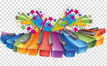 Multicolored piano keys , Piano Musical instrument Musical keyboard, Color key transparent background PNG clipart