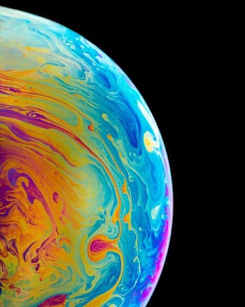 multicolored planet closeup photography
