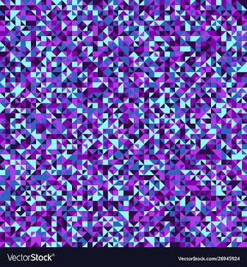 Multicolored polygonal geometrical mosaic vector image