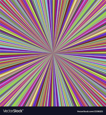 Multicolored ray burst motion background vector image