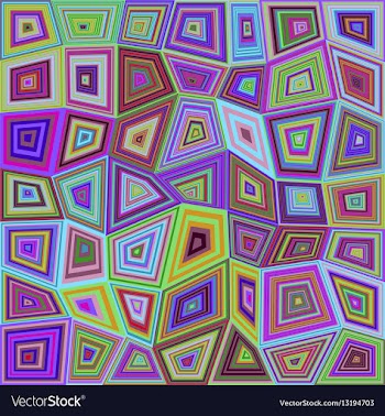 Multicolored rectangle tile mosaic background vector image