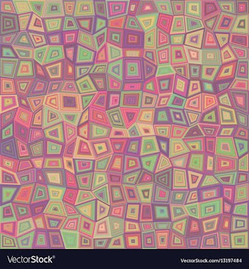 Multicolored rectangle tile mosaic background vector image