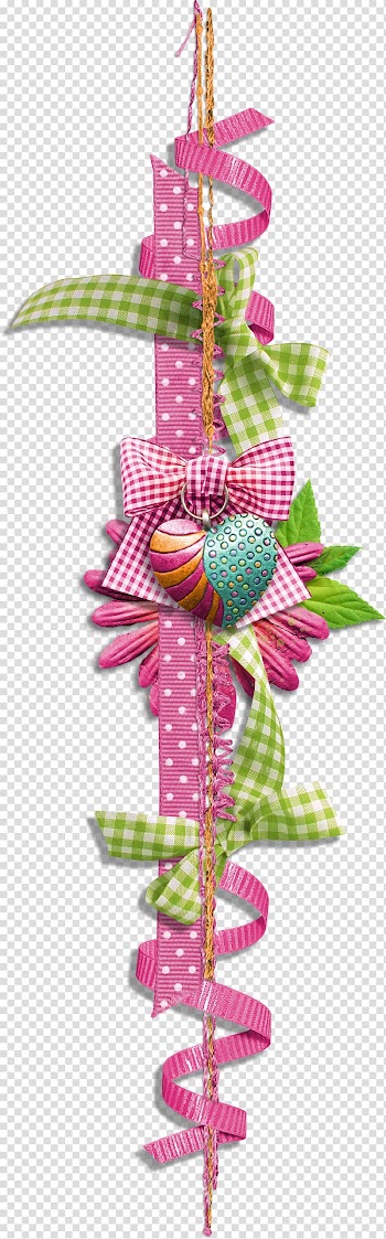 Multicolored ribbon decor and heart illustration, Paper Digital scrapbooking Christmas tree, moon border transparent background PNG clipart