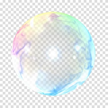 Multicolored sphere illustration, Color Bubble Foam , Colorful Bubble transparent background PNG clipart