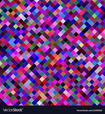 Multicolored square pattern background vector image