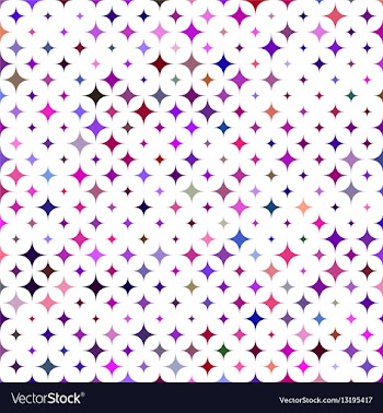 Multicolored star background vector image
