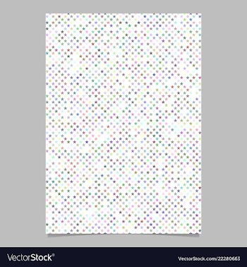 Multicolored star shape pattern background vector image