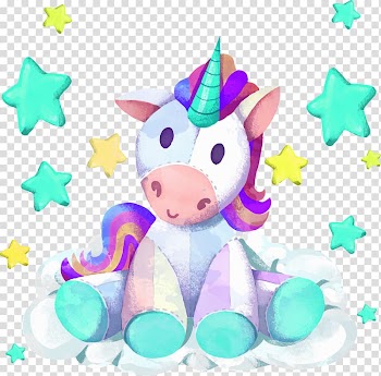 Multicolored unicorn sitting on ground illustration, Unicorn Horse Watercolor painting , hand-painted watercolor Unicorn transparent background PNG clipart