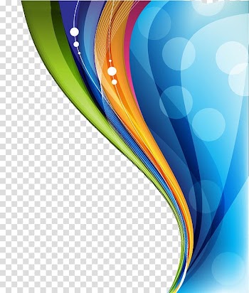 Multicolored wave illustration, Graphic design Illustration, Colorful technology background material transparent background PNG clipart