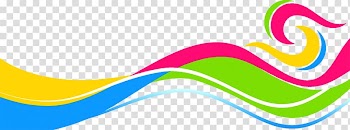 Multicolored wave illustration, Wedding invitation, Colorful stripes transparent background PNG clipart