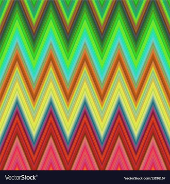 Multicolored zig zag stripe pattern background vector image
